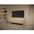Ryflowana szafka RTV 150 cm  stolik pod telewizor + LED SIMO